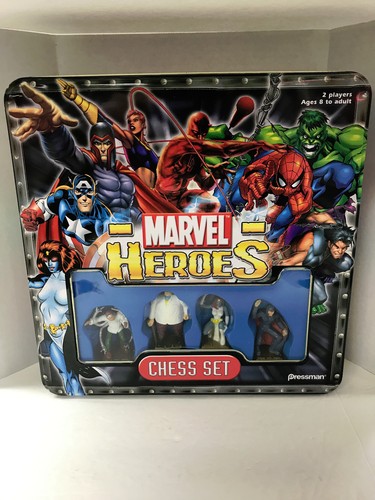 Marvel heroes chess set - heroes,
